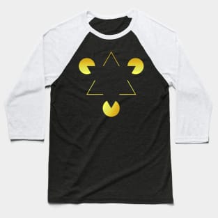 Golden Star illusion Baseball T-Shirt